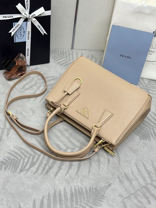 Prada original saffiano calfskin galleria medium bag 1BA863 apricot