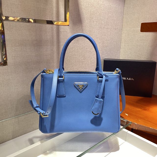 Prada original saffiano calfskin galleria medium bag 1BA863 blue