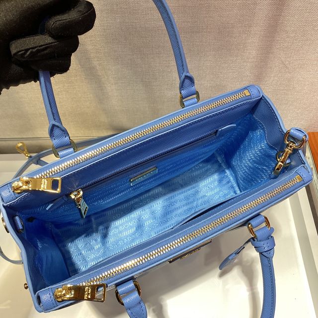 Prada original saffiano calfskin galleria medium bag 1BA863 blue