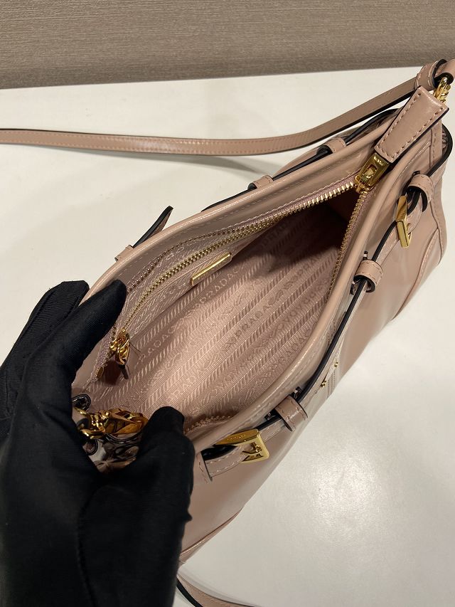 Prada original calfskin bonnie small shoulder bag 1BH215 light pink