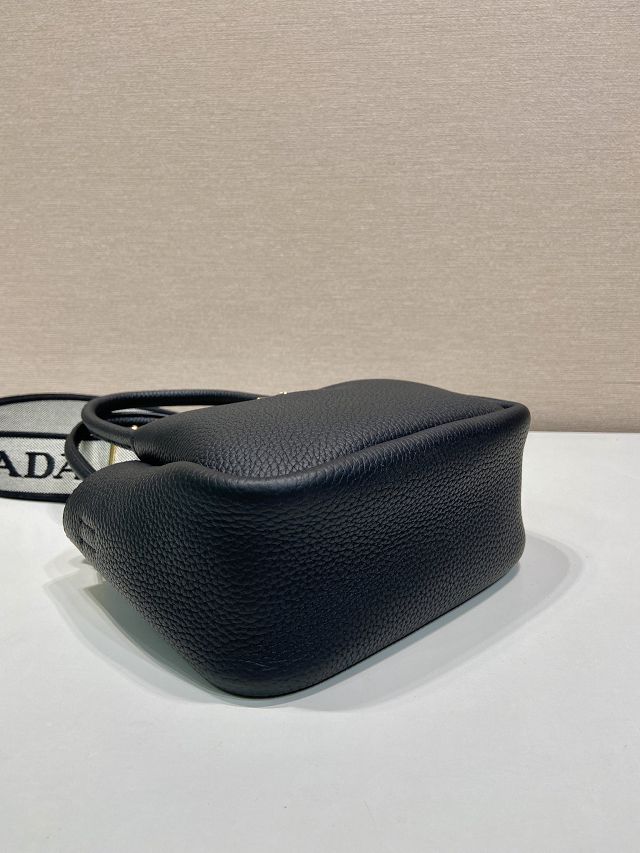 Prada original calfskin mini tote bag 1BA362 black