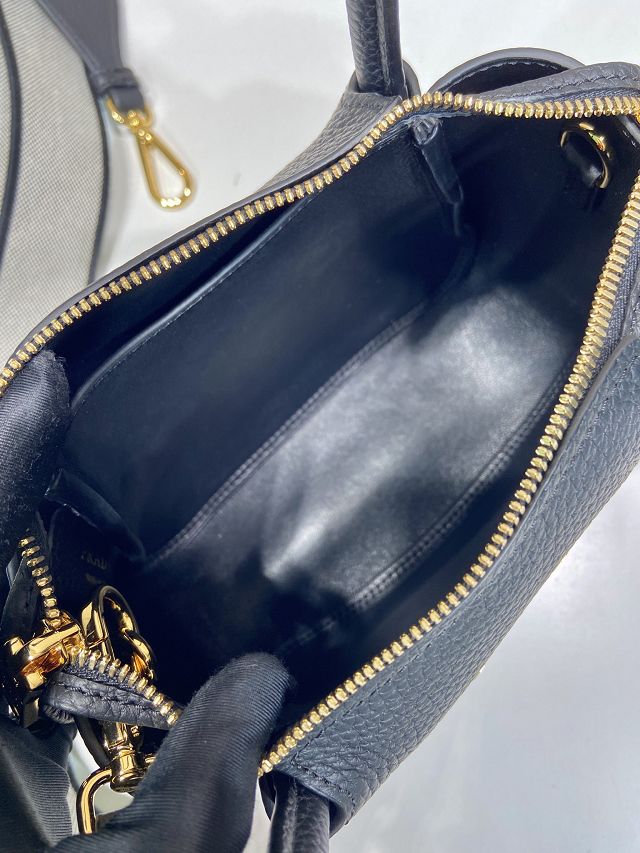 Prada original calfskin mini tote bag 1BA362 black