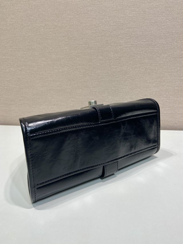 Prada original calfskin mini tote bag 1BG580 black