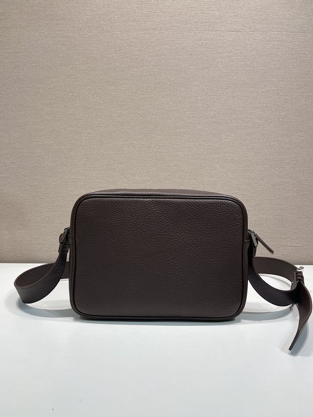 Prada original calfskin shoulder bag 2VH189 black