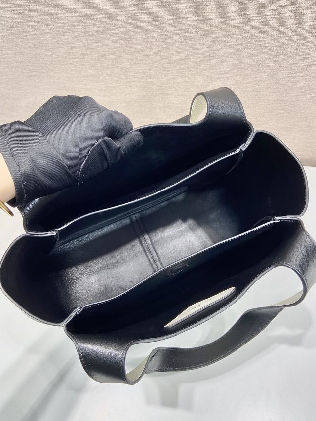 Prada original calfskin large tote bag 1BG338 white