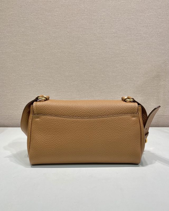 Prada original calfskin shoulder bag 1BN022 caramel