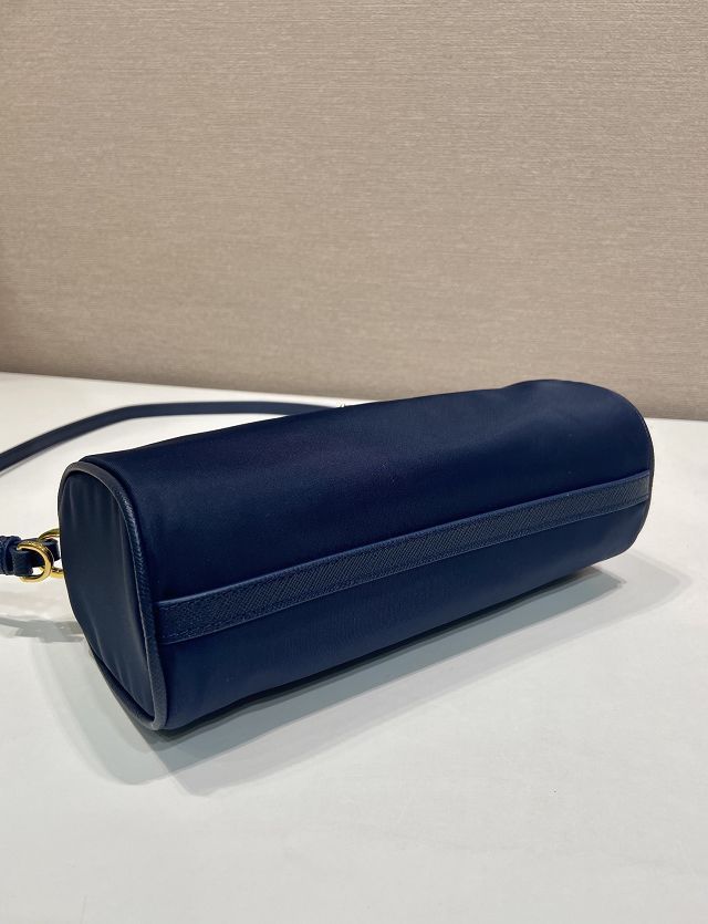 Prada original nylon pouch 1NE058 dark blue