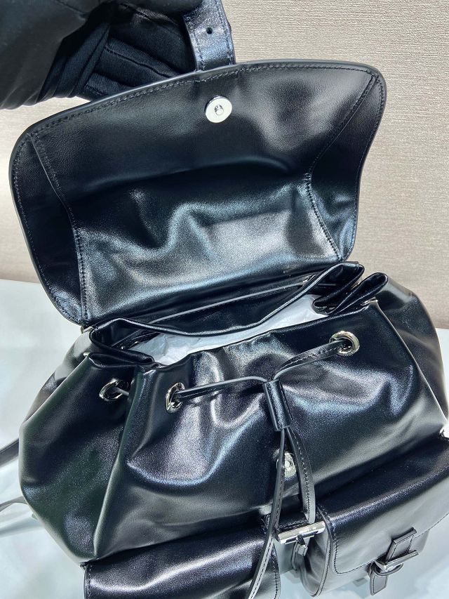 Prada original calfskin medium backpack 1BZ811 black