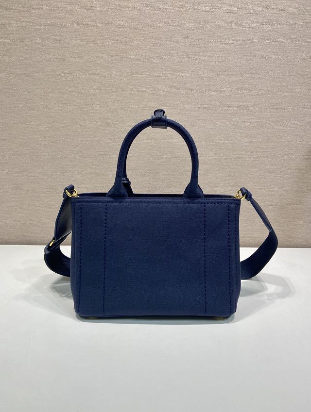 Prada original canvas jardiniere small handbag 1BG464 blue