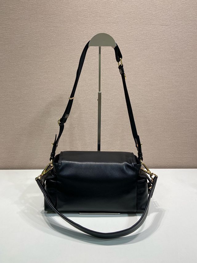 Prada original lambskin explore medium shoulder bag 1BD394 black