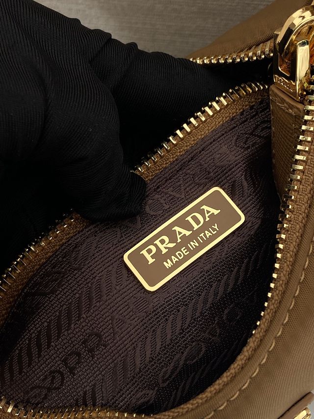 Prada original nylon re-edition 2005 mini bag 1N204M brown