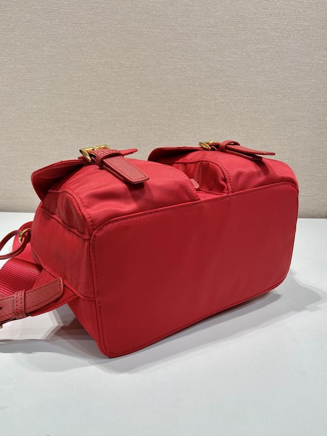 Prada original nylon small backpack 1BZ677 red