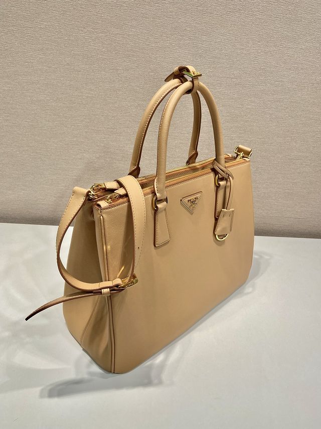 Prada original soft calfskin galleria large bag 1BA446 natural