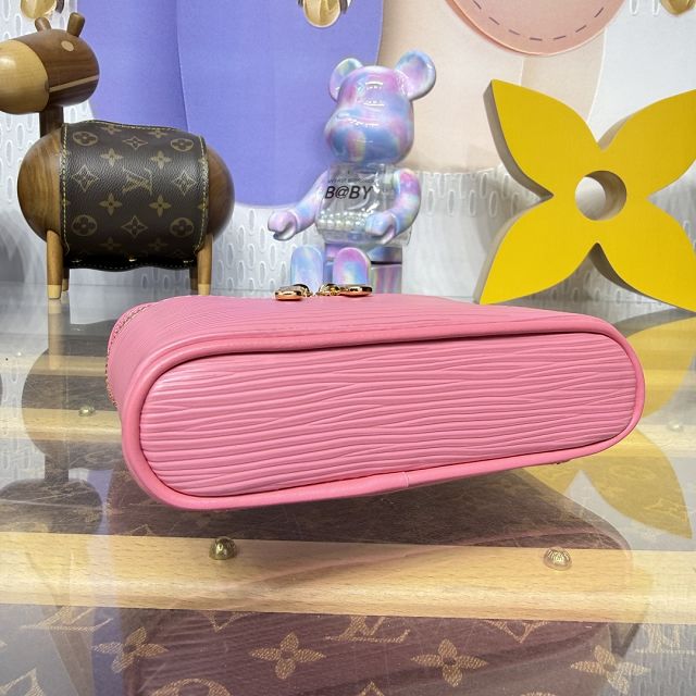 Louis vuitton original epi leather nice beauty case M25690 pink 