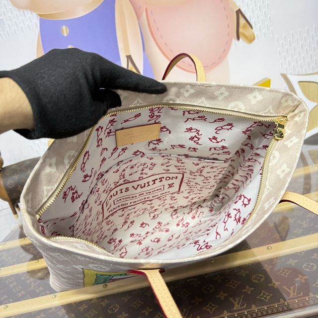 Louis vuitton original meowgram canvas carry it bag M15128