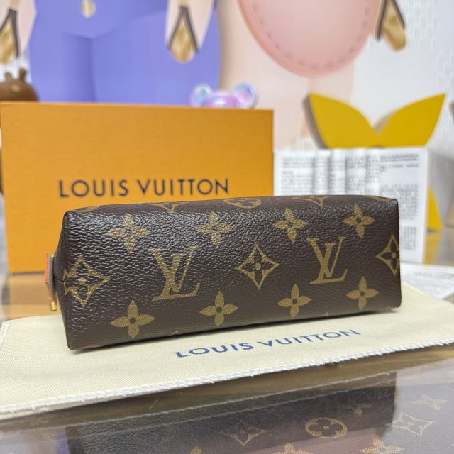 Louis vuitton original monogram canvas cosmetic pouch PM M15359