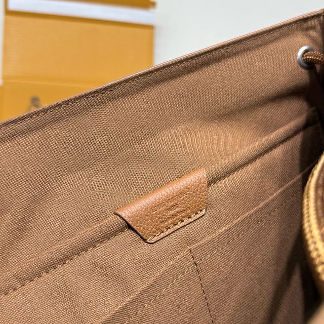 Louis vuitton original calfskin fastline backpack M26023 brown