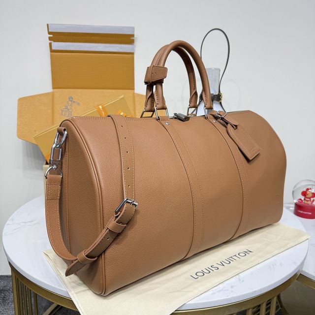 Louis vuitton original calfskin keepall 50 M26065 brown