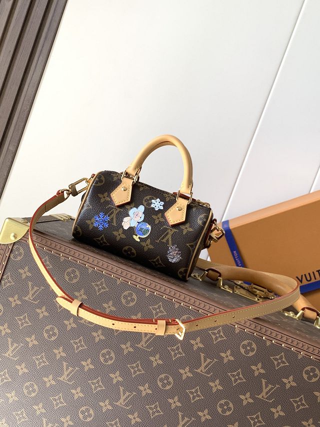 Louis vuitton original monogram canvas nano speedy M15330