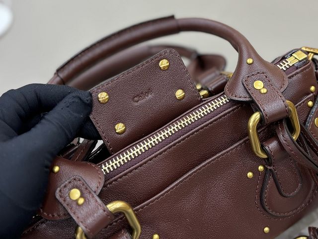 Chloe original calfskin small paddington bag CH0004 grenat