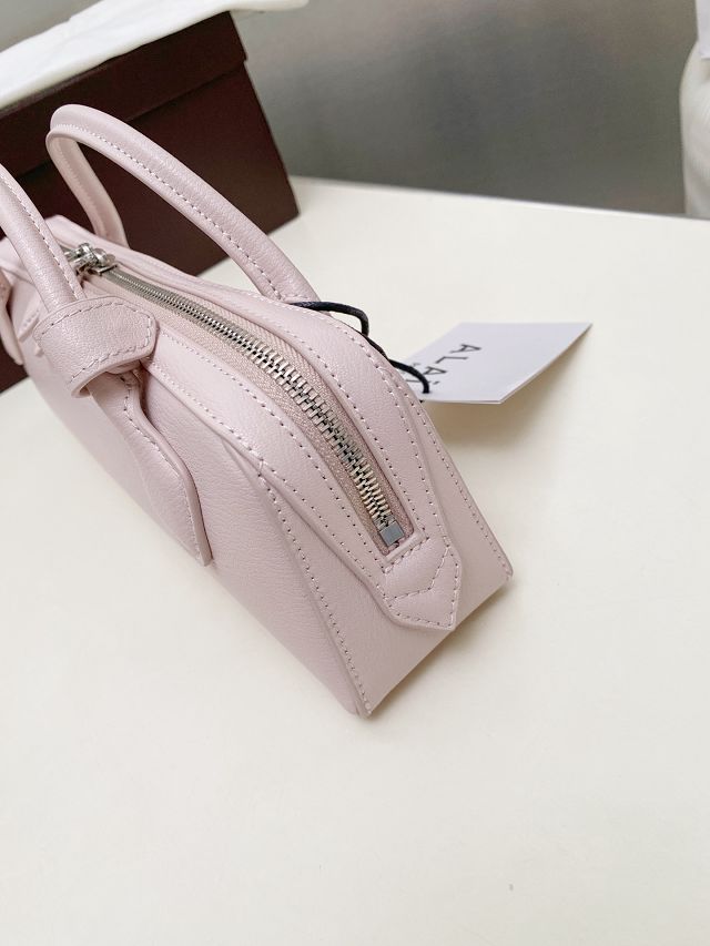 Alaia original lambskin le teckel clutch AL0022 pink