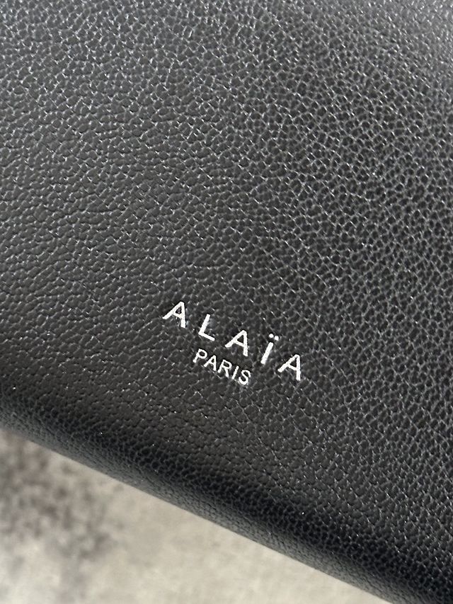 Alaia original lambskin le teckel medium bag AL0024 black