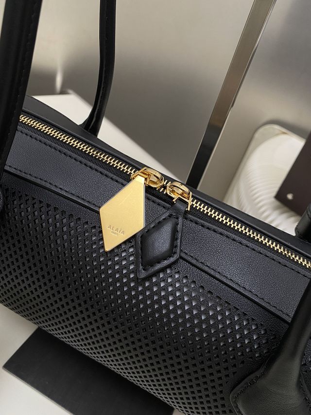 Alaia original lambskin le teckel medium bag AL0024 black