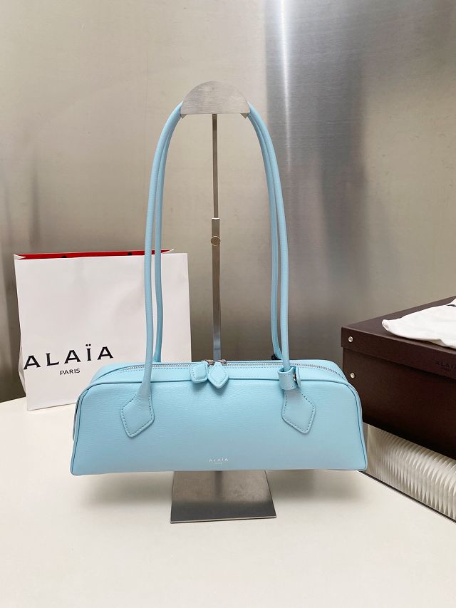 Alaia original lambskin le teckel medium bag AL0024 light blue