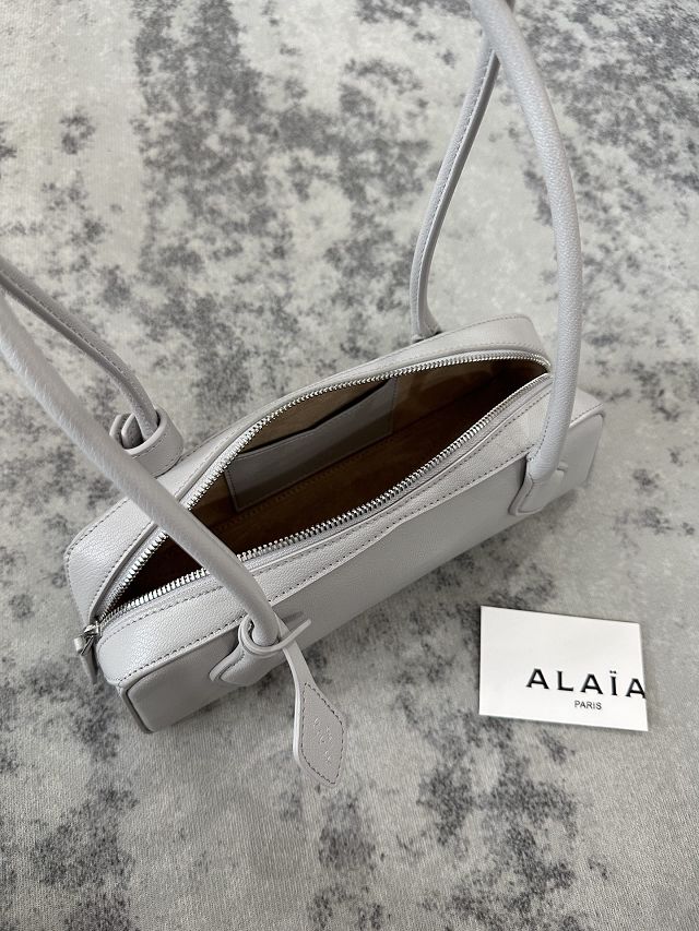 Alaia original lambskin le teckel small bag AL0023 light grey
