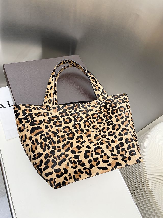Alaia original leopard haircalf cabas bag AL0010 brown