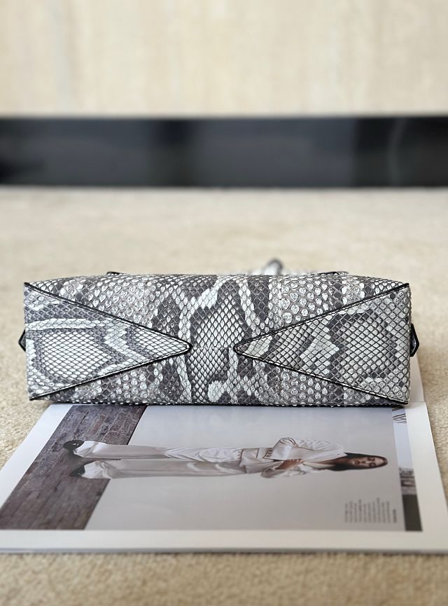 Alaia original python leather le teckel small bag AL0025 grey