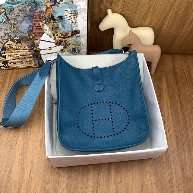 Hermes original togo leather evelyne pm shoulder bag E29 colvert 