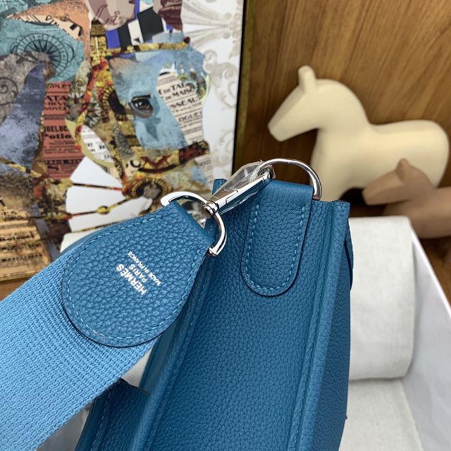 Hermes original togo leather evelyne pm shoulder bag E29 colvert 