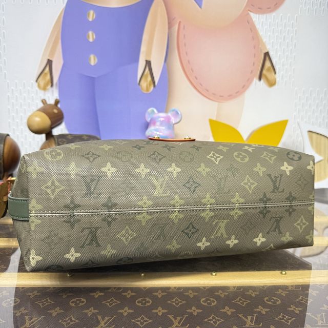 Louis vuitton monogram canvas vagabond hobo bag M27181 green