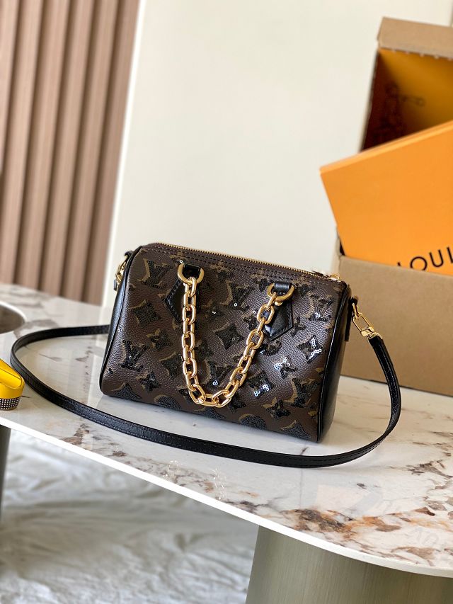 Louis vuitton original monogram sequins speedy 20 M26314
