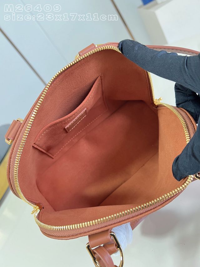 Louis vuitton original calfskin alma BB handbag M28661 tan