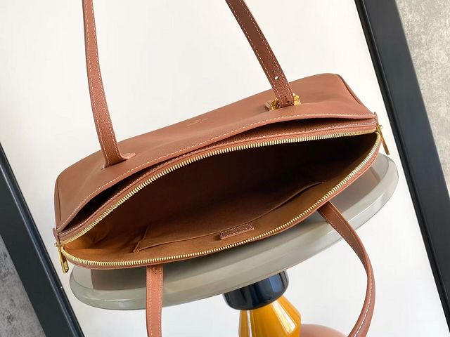 Louis vuitton original calfskin low key duffle tote M26688 cognac