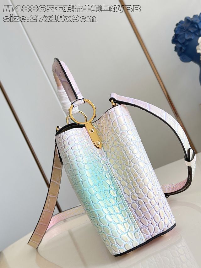 Louis vuitton original crocodile calfskin capucines BB handbag N93163 