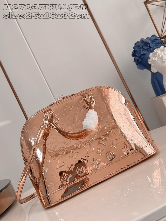 Louis vuitton original monogram miroir canvas alma MM M23688 copper