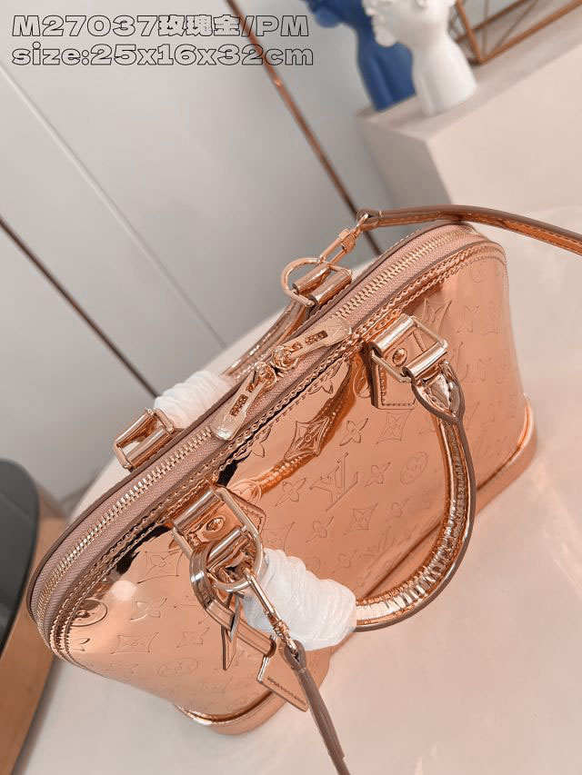 Louis vuitton original monogram miroir canvas alma MM M23688 copper