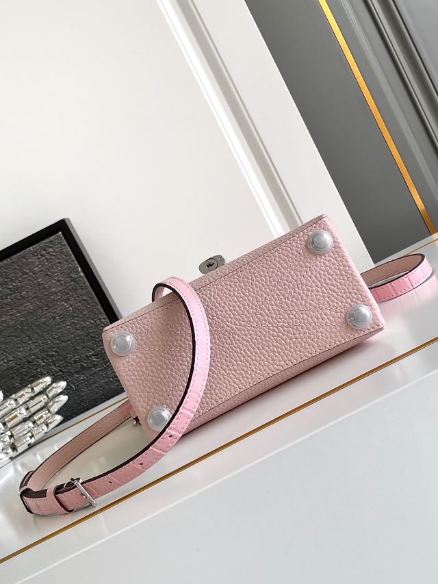 Louis vuitton original calfskin rose des vents mini handbag m86011 pink