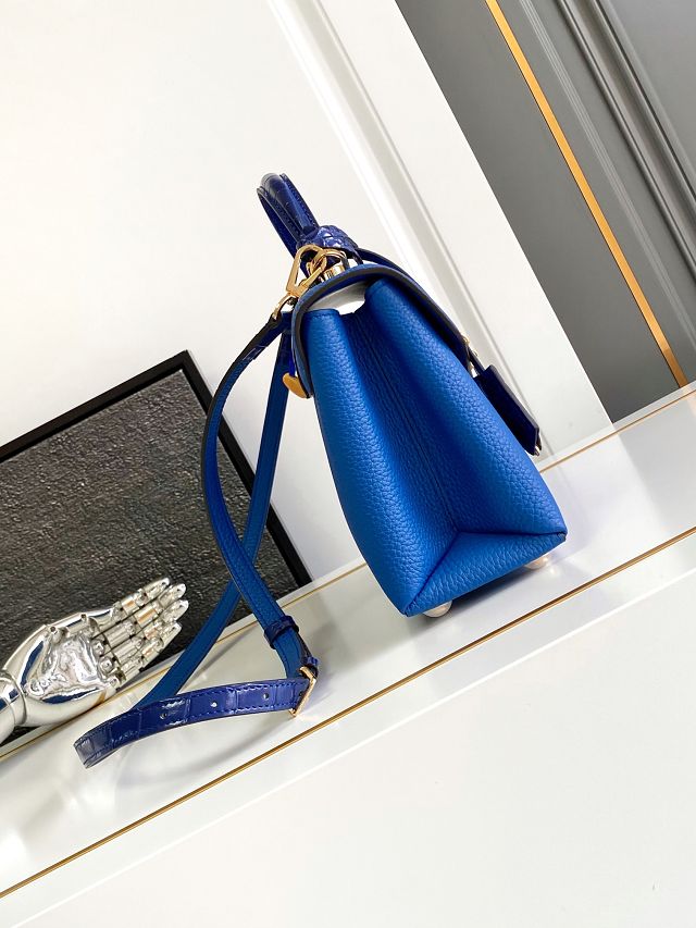 Louis vuitton original calfskin rose des vents pm handbag m86012 blue