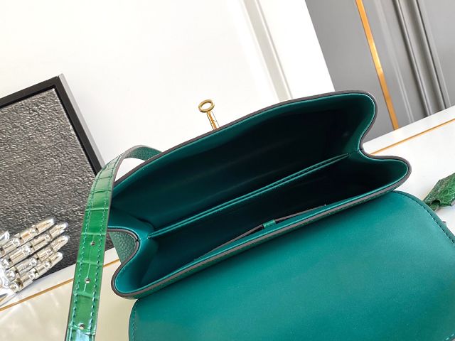 Louis vuitton original calfskin rose des vents pm handbag m86012 green