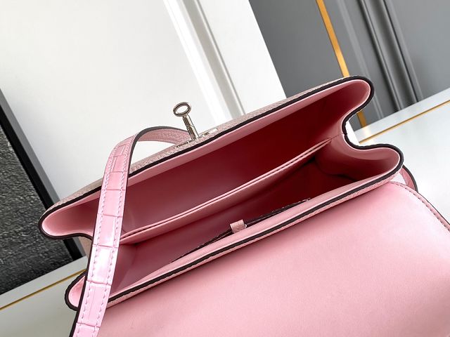 Louis vuitton original calfskin rose des vents pm handbag m86012 pink