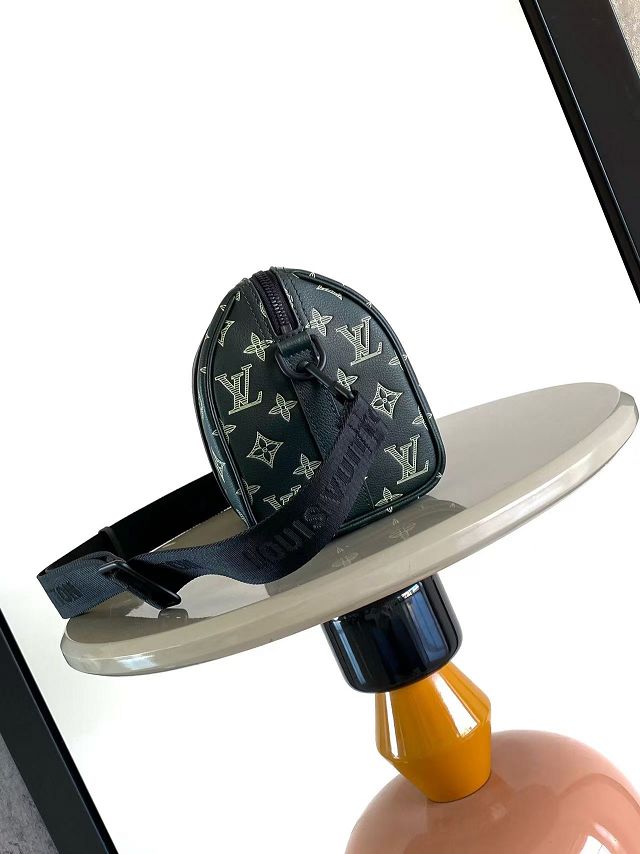 Louis vuitton original calfskin city keepall M27184 green