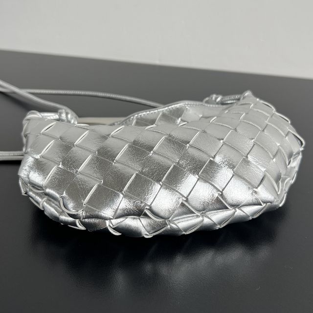 BV original lambskin mini sardine bag 744267 silver