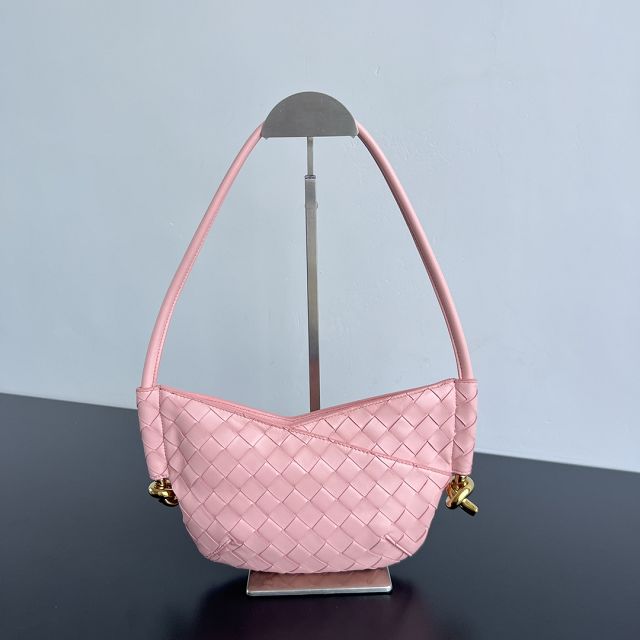 BV original lambskin baby solstice bag 796378 rose