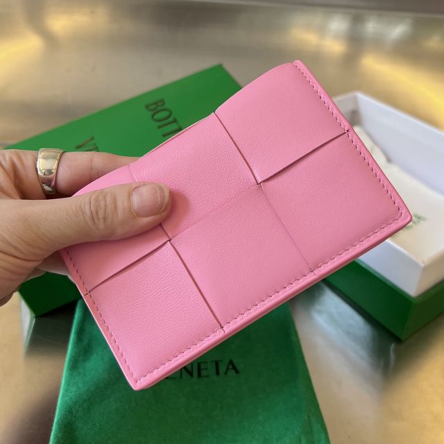 BV original lambskin cassette business card case 651396 