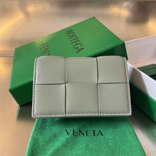 BV original lambskin cassette business card case 679849   