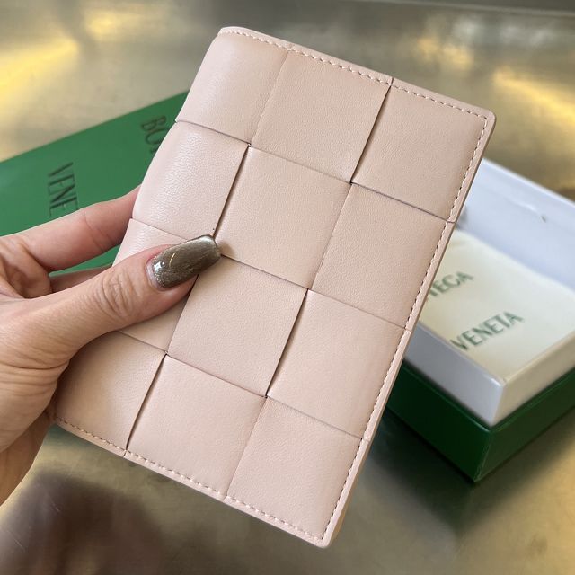 BV original lambskin cassette passport 777046 